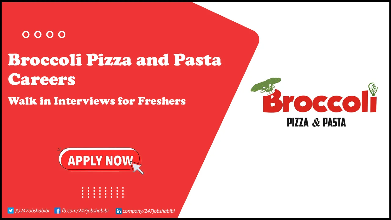 Broccoli Pizza and Pasta Careers